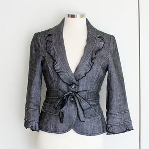 White House Black Market Cropped Blazer